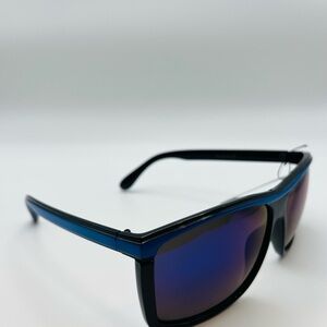 Modern Black and Blue Sunglasses